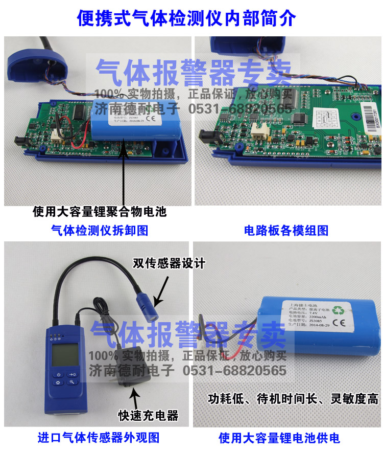 RBBJ-T20型气体检测报警仪内部图