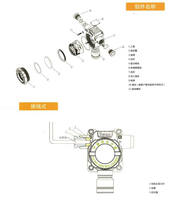 JDN-T6000型天然气气体探测器 JDN-T6000型天然气气体探测器