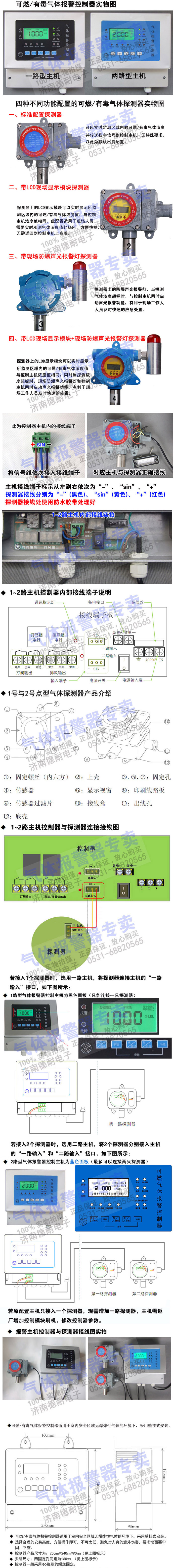 RBK-6000-2型可燃/有毒气体报警控制器 RBK-6000-2型可燃/有毒气体报警控制器