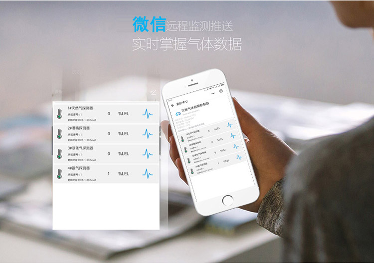 可燃气体报警器微信监控