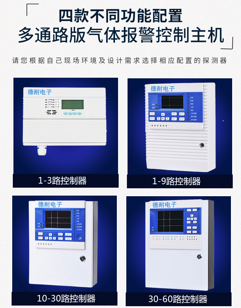 可燃气体报警器款式说明